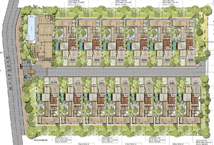 Master Plan of Chaithanya Rakuen in Whitefield, Bangalore - Image 107835
