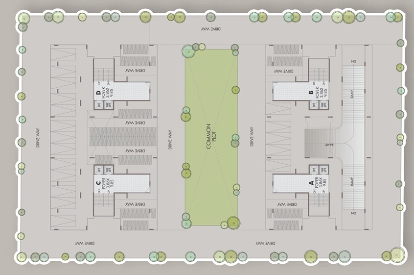 Master Plan of Parshwanath Emerald in Adalaj, Gandhinagar - Image 107419
