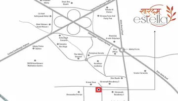 Location of Sharda Sharadam Estella - Image 107436