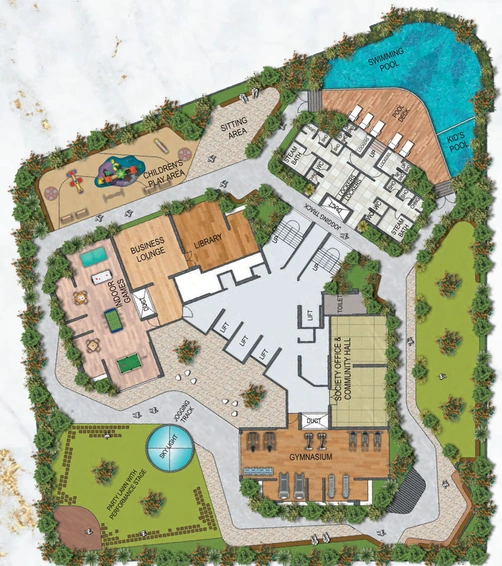 Master Plan of Paradise Sai Symphony in Kharghar, Navi Mumbai - Image 98101