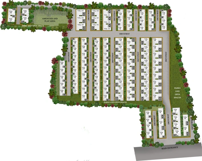 Master Plan of Geown Oasis in Sarjapur, Bangalore - Image 111139