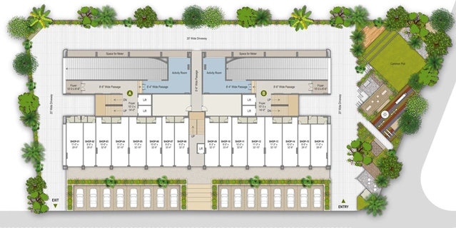 Master Plan of Amay Reside in Adalaj, Gandhinagar - Image 107455