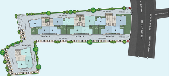 Master Plan of Rishi Ventoso in Madhyamgram, Kolkata - Image 156882