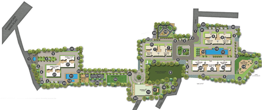 Master Plan of Sobha Arena in Talaghattapura, Bangalore - Image 107921
