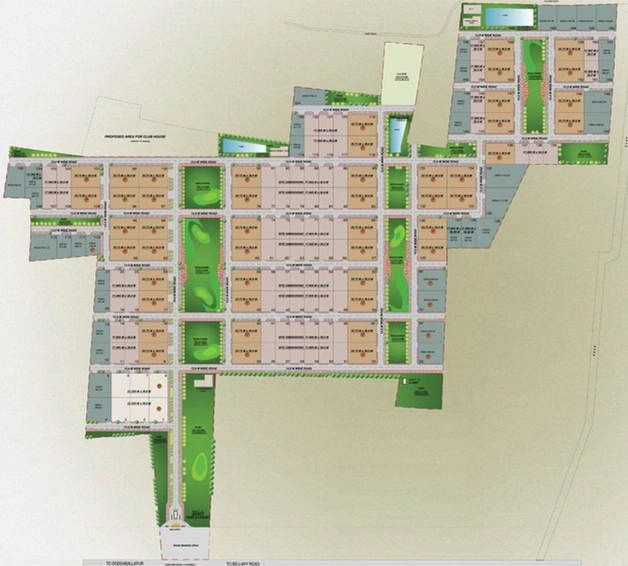 Master Plan of Sobha Lifestyle Legacy in Devanahalli, Bangalore - Image 107931