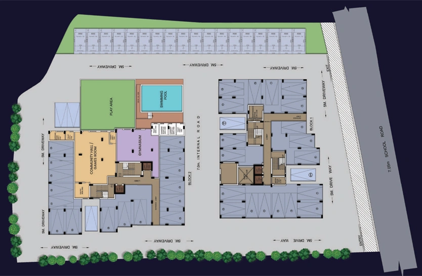 Master Plan of Skyline Imperia in Narendrapur, Kolkata - Image 151836