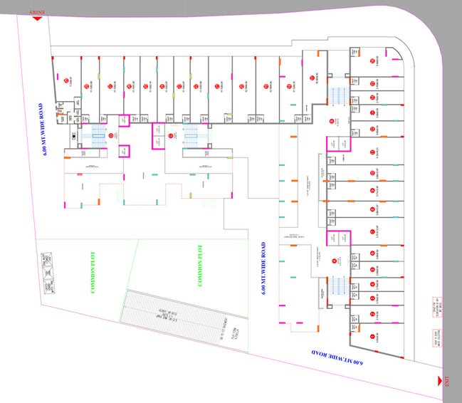 Master Plan of Sakar Prime in Zundal, Ahmedabad - Image 107363