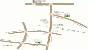 Location of Adarsh Serenity - Image 107956