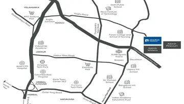 Location of Adarsh Tranqville - Image 107430