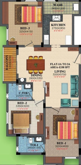 3 BHK Flat in GVSPL Gardens in Kogilu, Bangalore - Image 715145