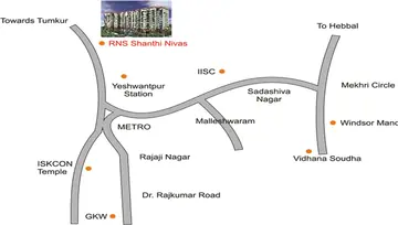 Location of RNS Shanthi Nivas - Image 107510
