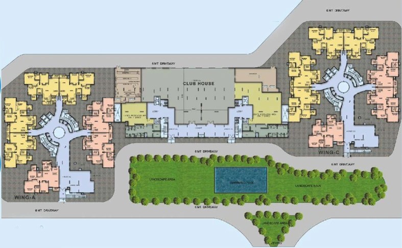 Master Plan of RNS Shanthi Nivas in Yeshwanthpur, Bangalore - Image 107511