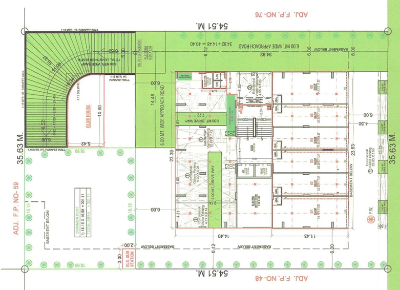 Master Plan of Ananta Lake Abode in Vaishnodevi Circle, Ahmedabad - Image 107540