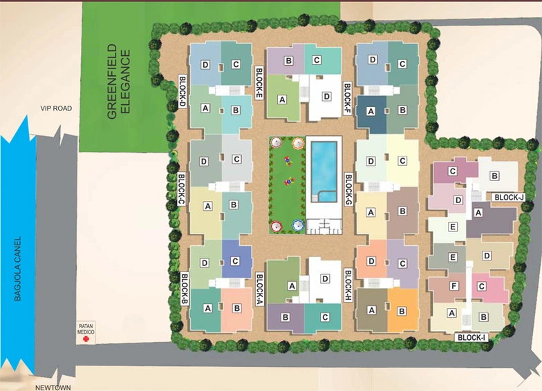 Master Plan of GPS Meena Fortuna in New Town, Kolkata - Image 153804