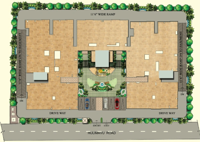 Master Plan of Vedant Vihas in Hulimavu, Bangalore - Image 107577