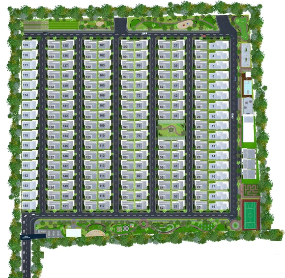 Master Plan of Konig Orange County in Budigere Road, Bangalore - Image 108139