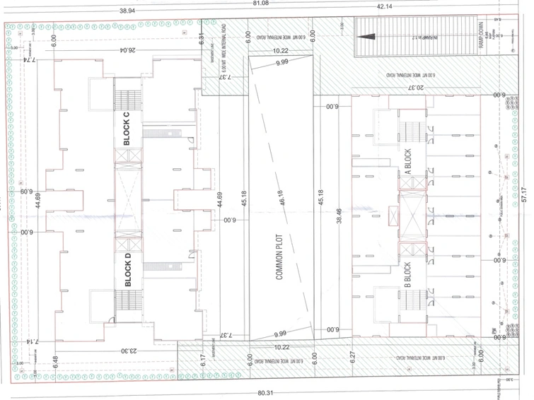 Master Plan of Neeva Neelkanth Heights in Vavol, Gandhinagar - Image 107757