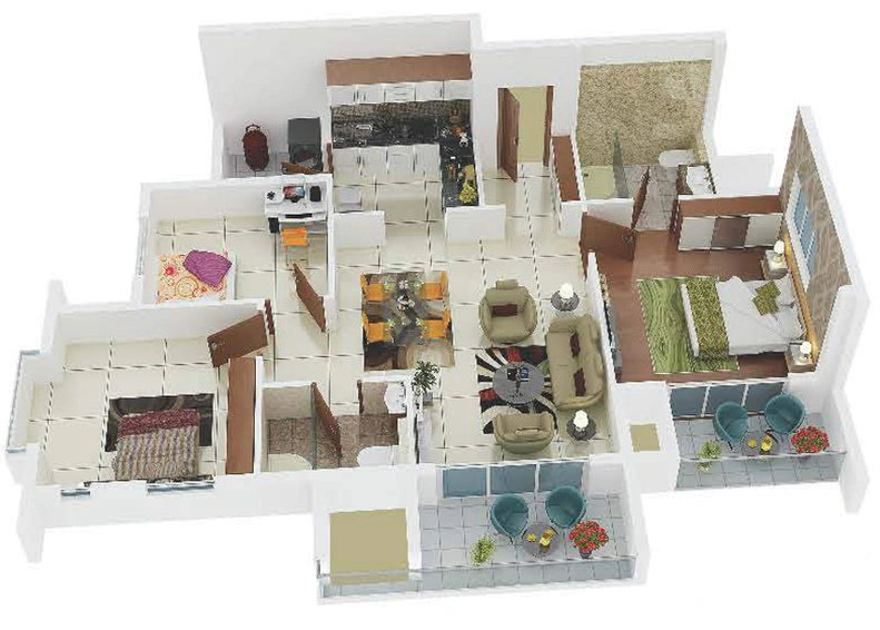 5 BHK Flat in Marvel Sequoia in Whitefield, Bangalore - Image 716210