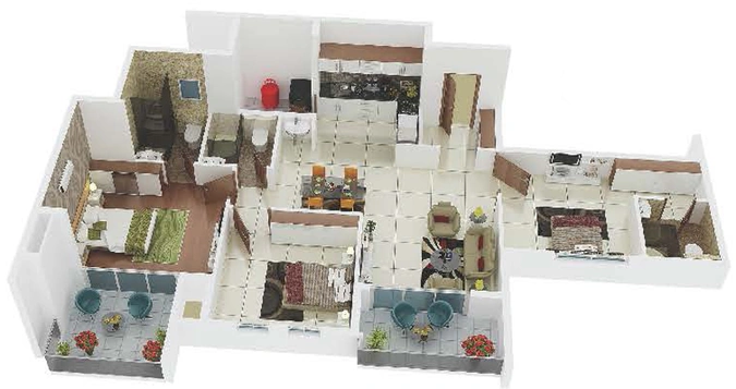 3 BHK Flat in Marvel Sequoia in Whitefield, Bangalore - Image 716212