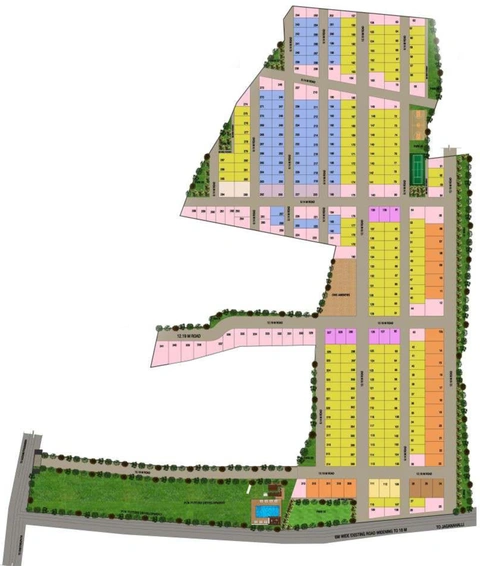 Master Plan of Xotic Anthea in Whitefield, Bangalore - Image 108145