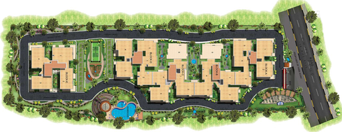 Master Plan of Mahaveer Tranquil in Whitefield, Bangalore - Image 107590