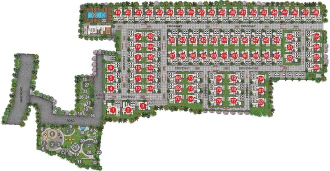 Master Plan of Casagrand Tranquil in Pallikaranai, Chennai - Image 193137