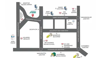 Location of Casagrand Athens - Image 193080
