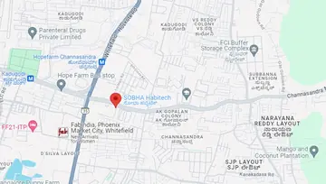 Location of Sobha Habitech - Image 107596