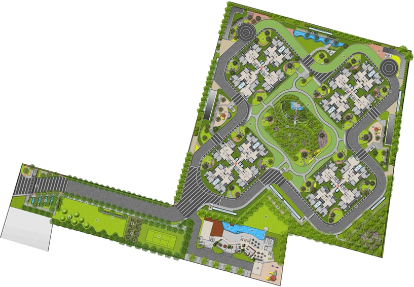 Master Plan of Alembic Urban Forest in Whitefield, Bangalore - Image 107627