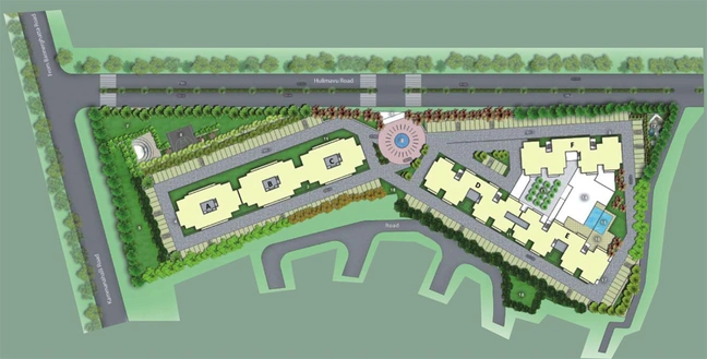Master Plan of Nitesh Hyde Park in Hulimavu, Bangalore - Image 107607
