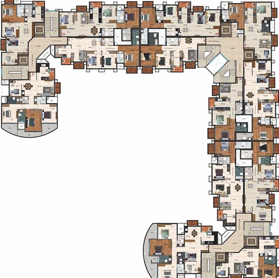 Floor Plan of SIS Florence in Porur, Chennai - Image 171803