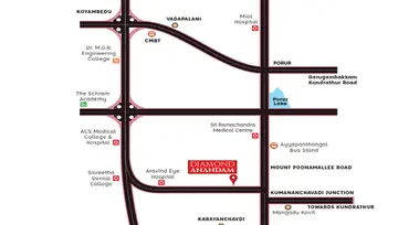 Location of Poojaa Diamond Anandam - Image 170163