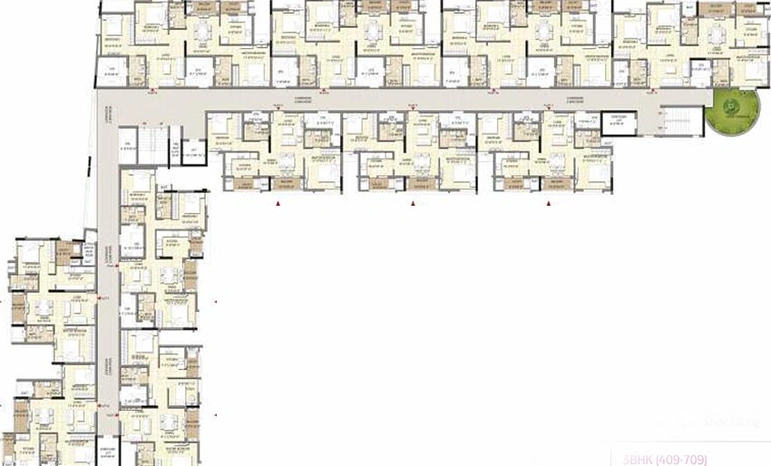 Floor Plan of DRA 90 Degrees in Kovilambakkam, Chennai - Image 182289