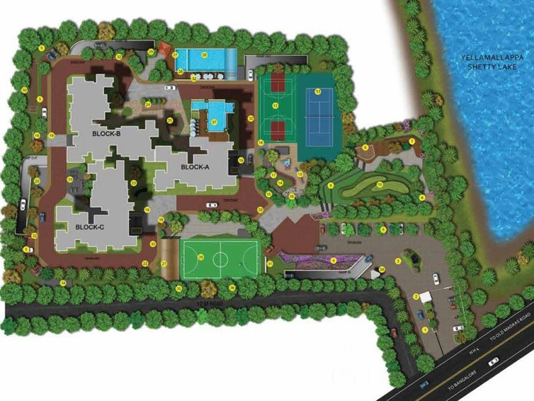 Master Plan of Concorde Auriga in KR Puram, Bangalore - Image 108215