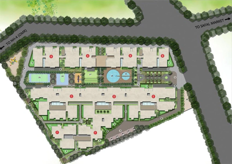 Master Plan of Vijayasri Eldorado in Whitefield, Bangalore - Image 107643