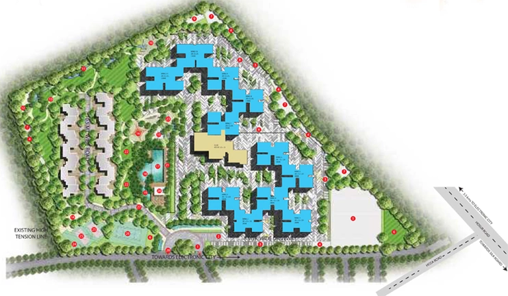 Master Plan of Sobha Silicon Oasis in Electronic City, Bangalore - Image 107675