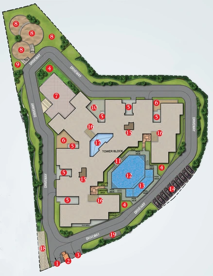 Master Plan of Sobha Moonstone in Dasarahalli, Bangalore - Image 108233