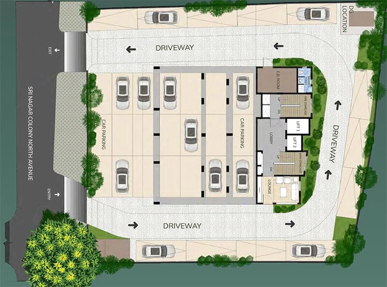 Master Plan of Arihant Vipassana in Guindy, Chennai - Image 181952