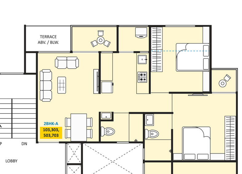 2 BHK Flat in Jhamtani Ace Aurum in Ravet, Pune - Image 419933