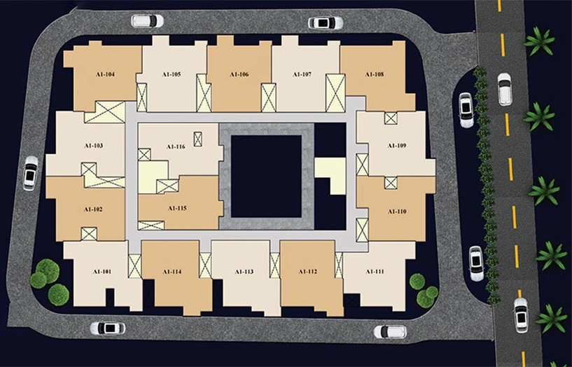 Master Plan of Creations Manchester in Ambattur, Chennai - Image 182034