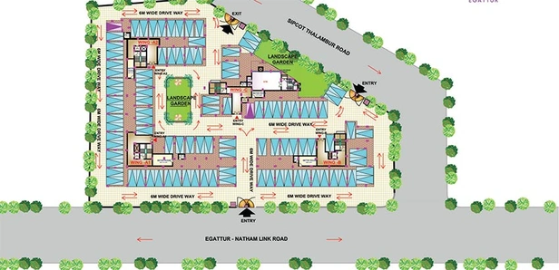 Master Plan of Deccan Prakruti in Siruseri, Chennai - Image 182062