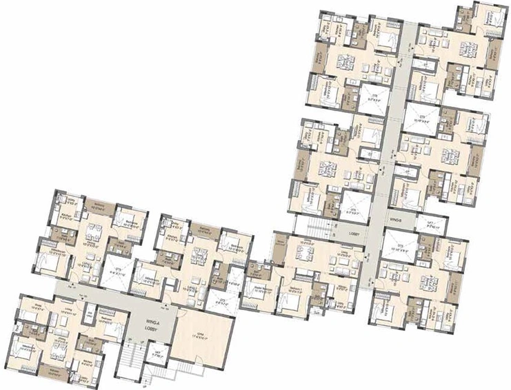 Floor Plan of Newry Arista in Kolathur, Chennai - Image 182090