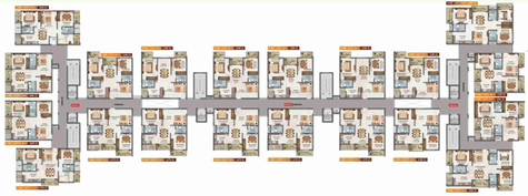 Floor Plan of SV Legacy in Whitefield, Bangalore - Image 108266