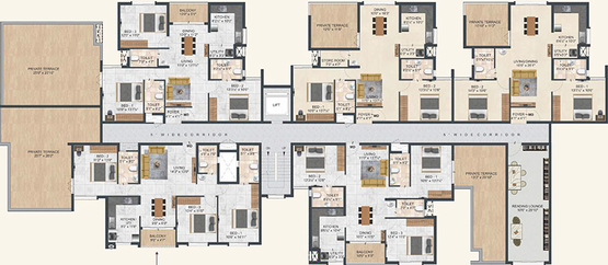 Floor Plan of DAC Medallion in Medavakkam, Chennai - Image 191443