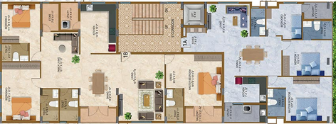 Floor Plan of ARC Noor Pearl in Adyar, Chennai - Image 180681