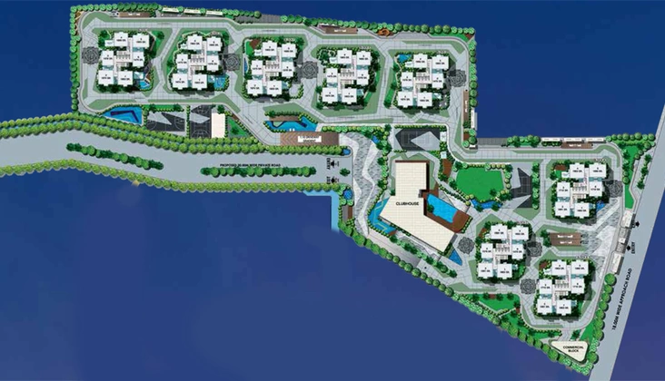 Master Plan of Aparna Newlands in Tellapur, Hyderabad - Image 107722