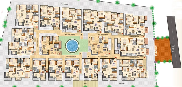 Master Plan of Vaastu Hillview 1 in Rajarajeshwari Nagar, Bangalore - Image 108274