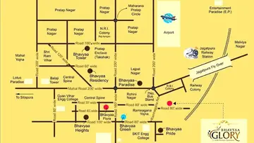 Location of Aradhana Bhavyaa Glory - Image 173119