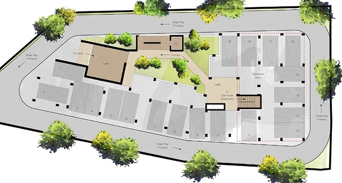 Master Plan of Atikramya The Serai in Mylapore, Chennai - Image 180726