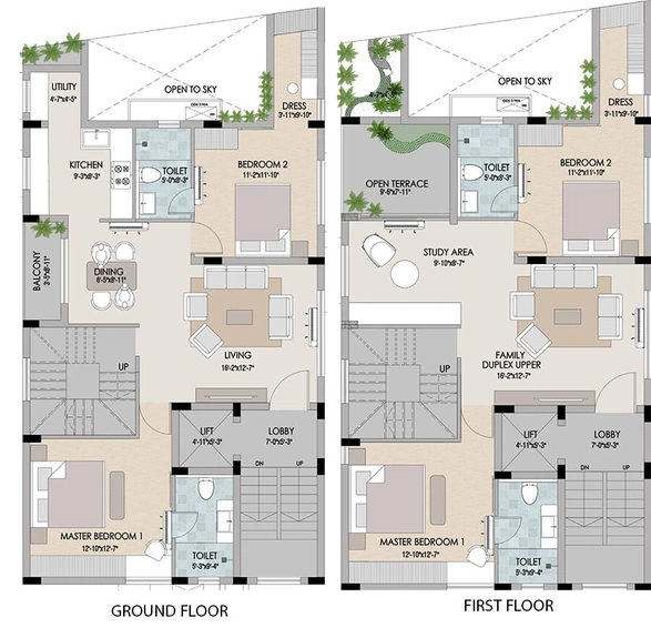 4 BHK Duplex in Interspace Krishna Kripa in Kilpauk, Chennai - Image 820021